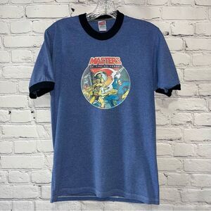 Vintage He-Man Masters Of The Universe Cartoon Graphic Tee T-Shirt Size Medium